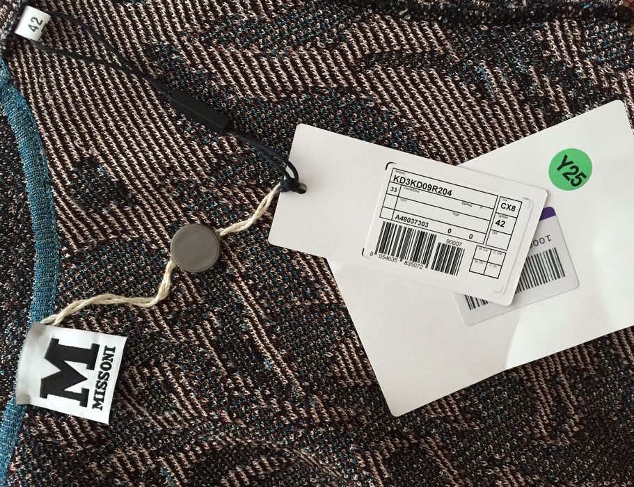 Къса плетена рокля M Missoni, XS - S, нова