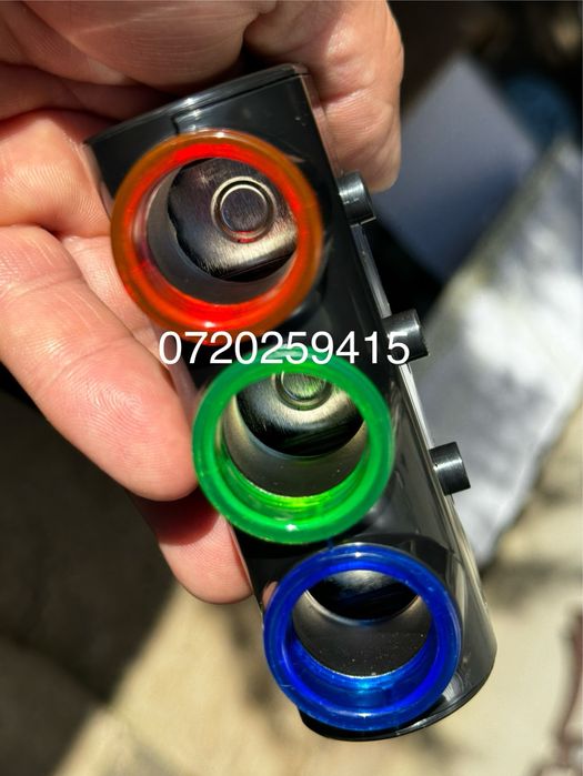 Priza bricheta 3 cai si 2 x USB euro camion 12 - 24V