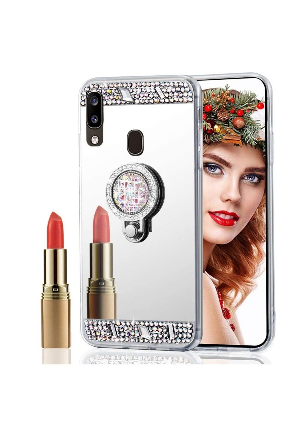 Husa Diamond cu inel Huawei P Smart 2019 / P Smart Plus /P Smart Z