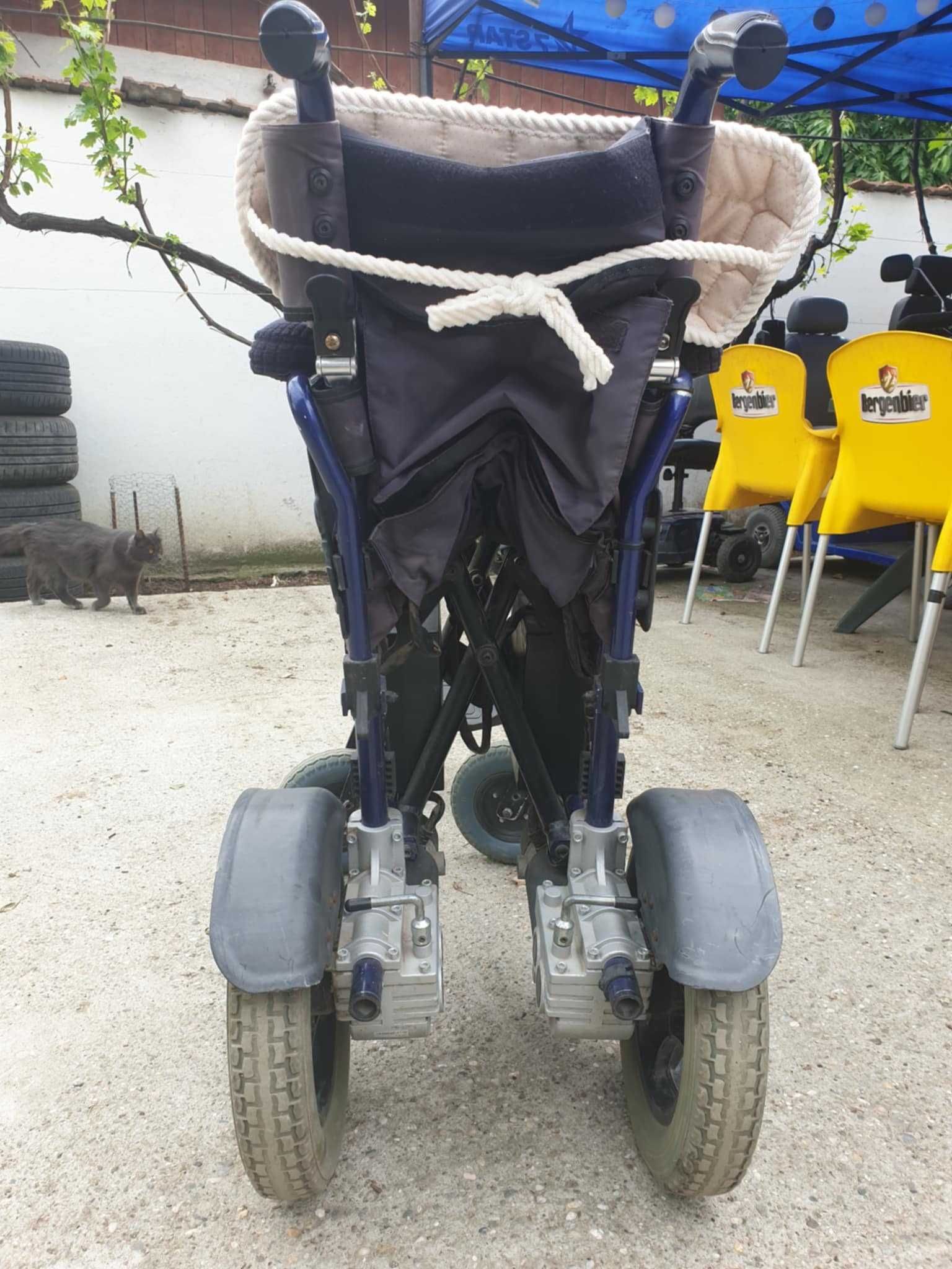 Scaun carut carucior electric pliabil dizabilitati. bat. noi !