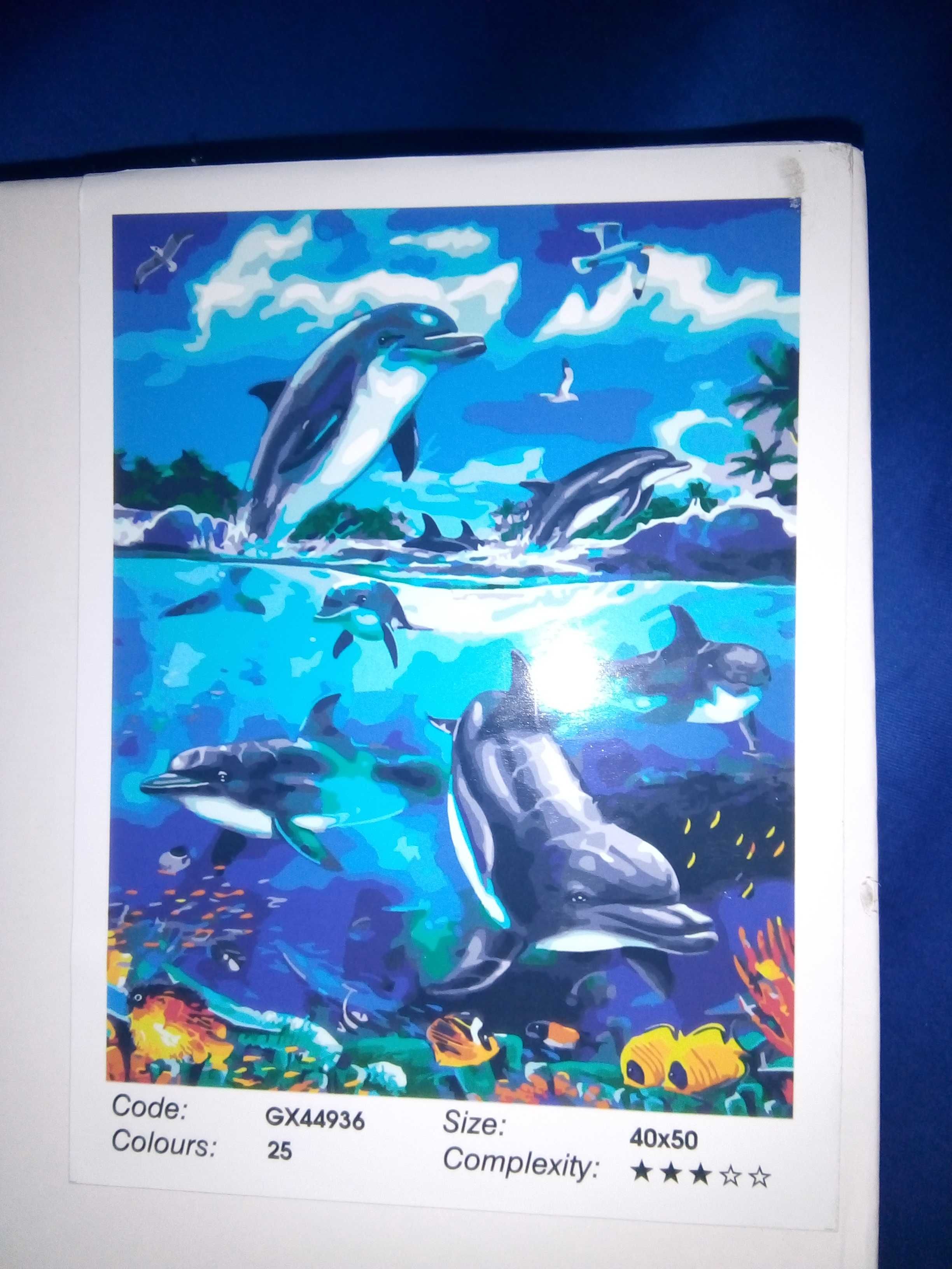 MagicArt Комплект за рисуване по номера 40х50см – нов