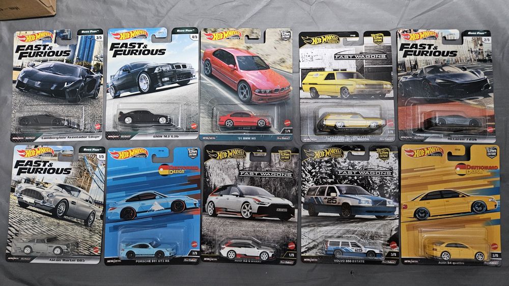 Hot wheels BMW Porsche Lamborghini Audi Volvo Mclaren Premium колички
