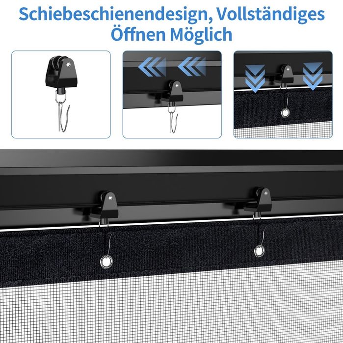 Plasa împotriva insectelor pentru ușa de garaj