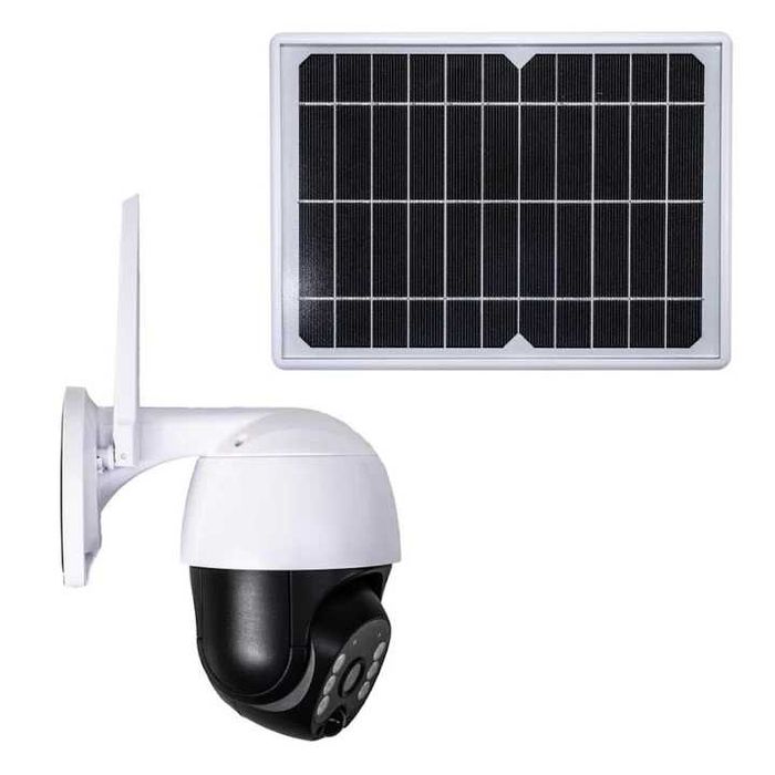 Camera supraveghere video cu panou solar 1080P Wi-Fi slot microSD