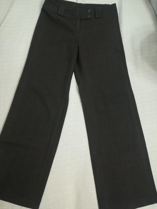 Зимен дебел дамски офис панталон размер М