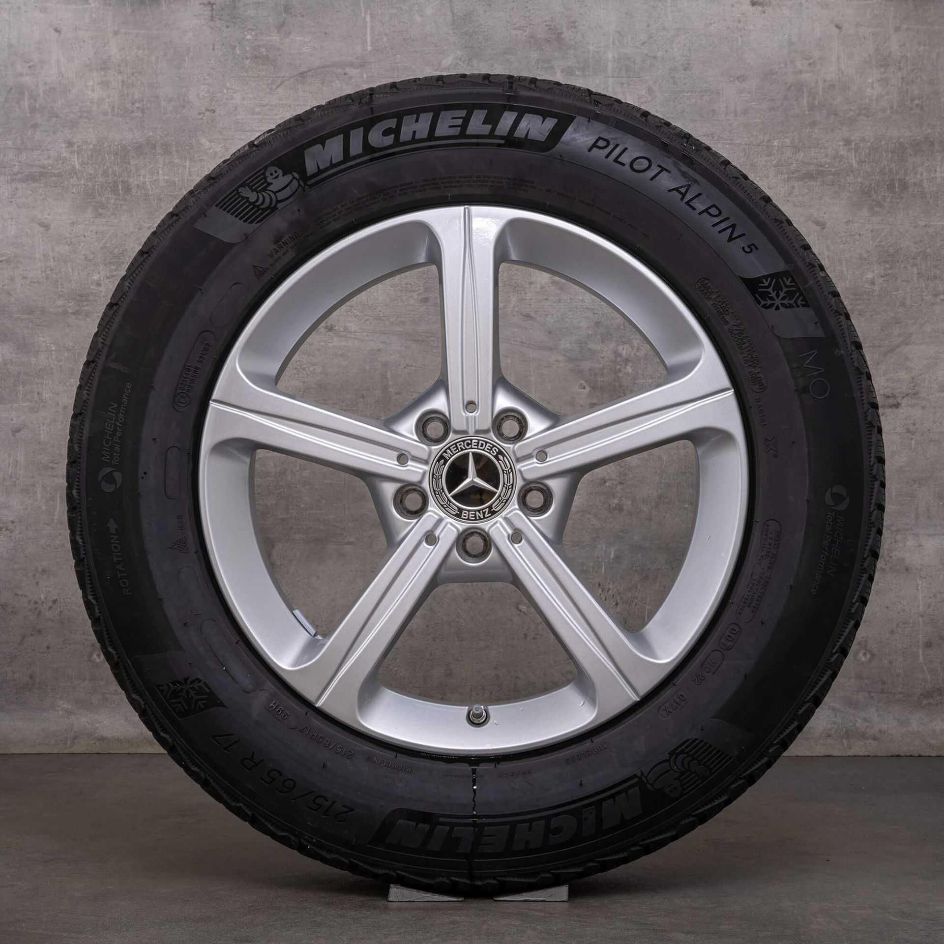Jante 17” originale Mercedes cu anvelope M+S Michelin GLA/GLB
