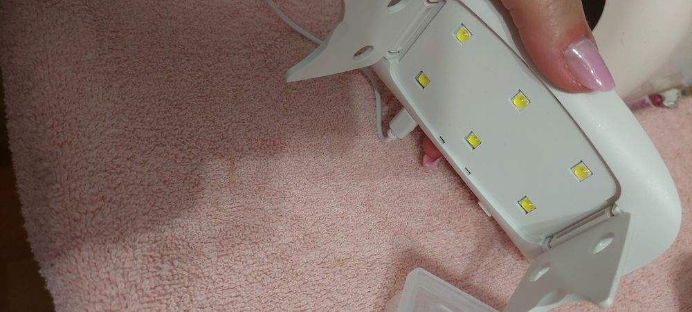 Tips unghie naturala+lampa pt.poligel