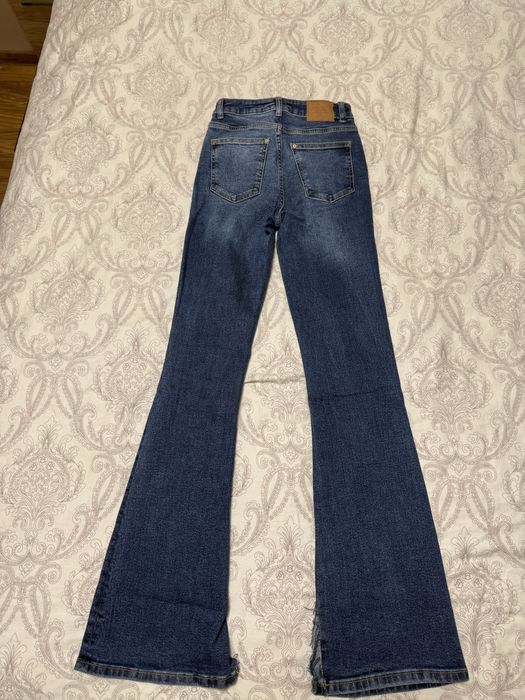 Дамски дънки с цепки ZARA размер 34
