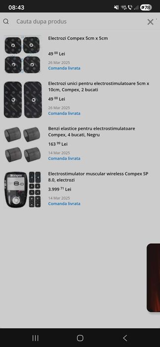 Compex 8.0sp-utilizat