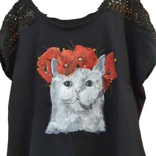 Haine / tablouri pictate la comandă, ideale pt cadou, unicat