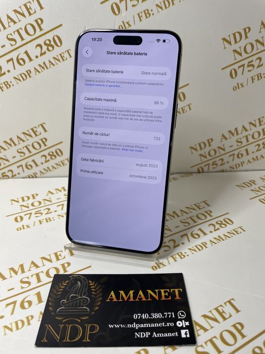 NDP Amanet Braila Iphone 15 Pro Max (42097)