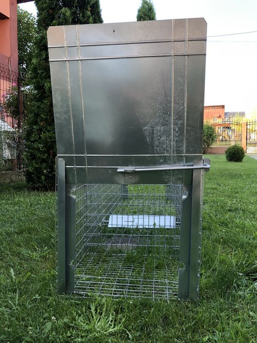 Capcana vulpi cu doua intrari -cu momeala vie 140 cm