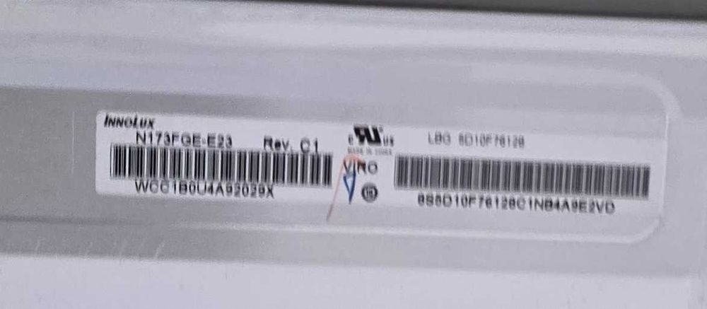 Display de laptop N173FGE0E23 - 17.3 inch - 30 pini
