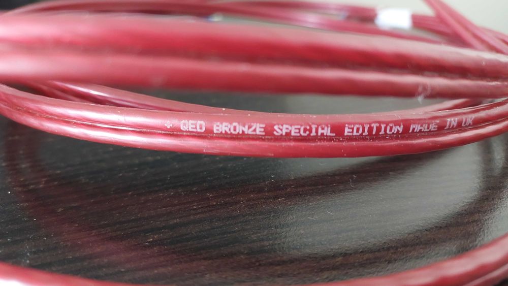 Cabluri boxe Qed Bronze Special Edition 2x2.5m, cabluri RCA-RCA