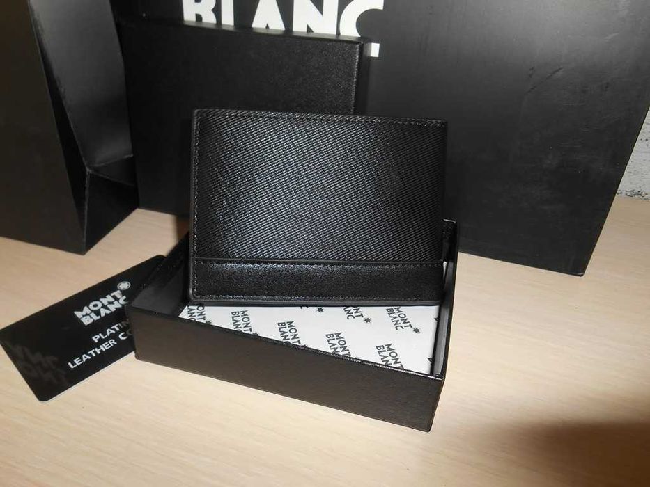 Portofel pentru bărbați Mont Blanc, piele naturală