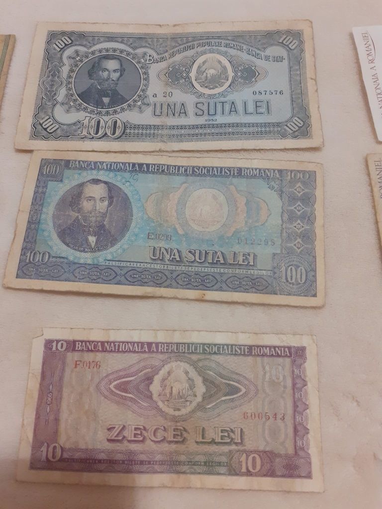 Bancnote, monede vechi