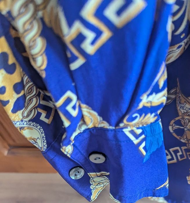 Дамска Копринена риза Бароков стил  XL