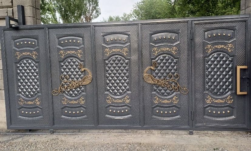 Ворота тапшан краски