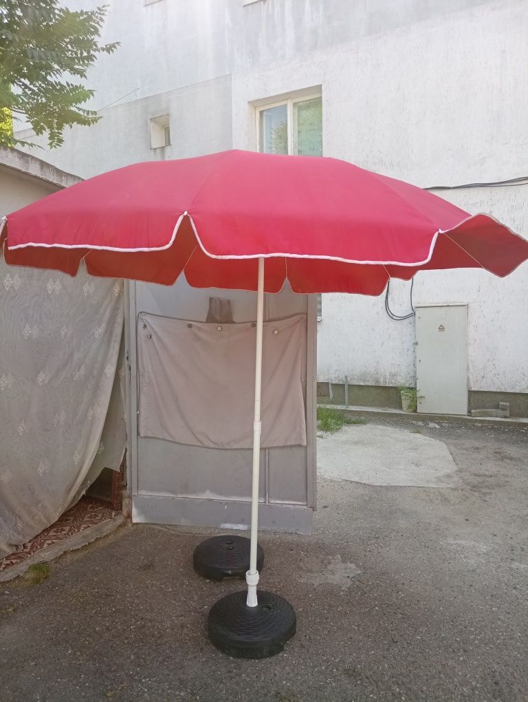 Umbrela terasă cu stativ inclus