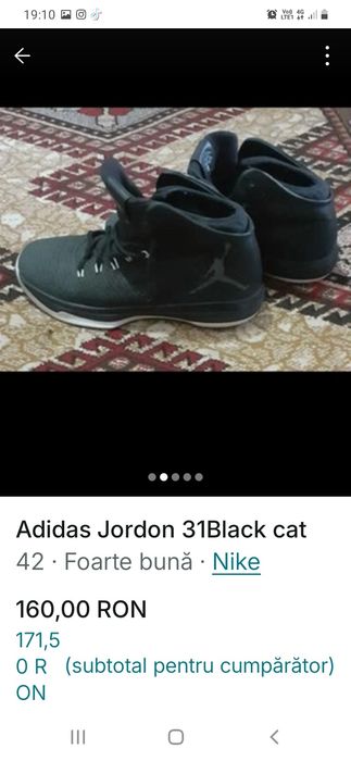 Adidas Jordon 31Black Cat