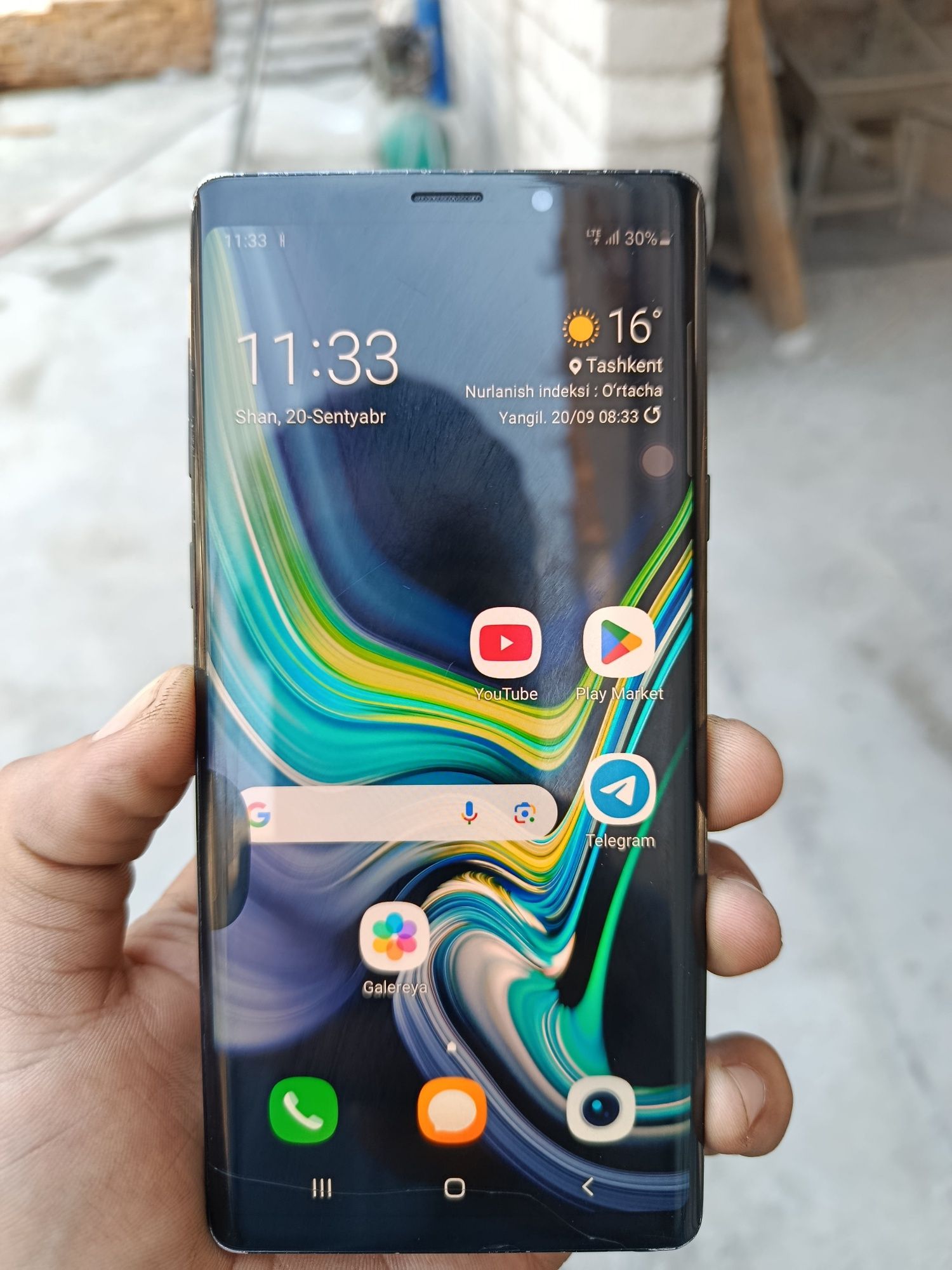 Samsung Galaxy Note 9  black