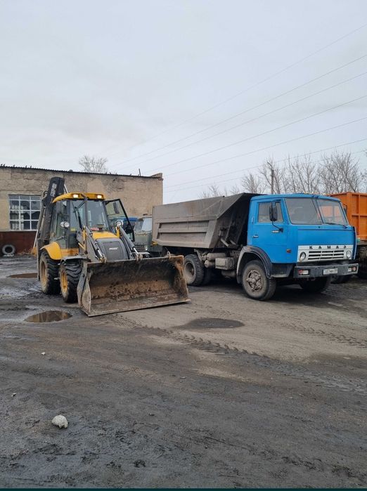 Петушок. Эксковатор погрузчик 3в1 Услуги и аренда трактор 3в1