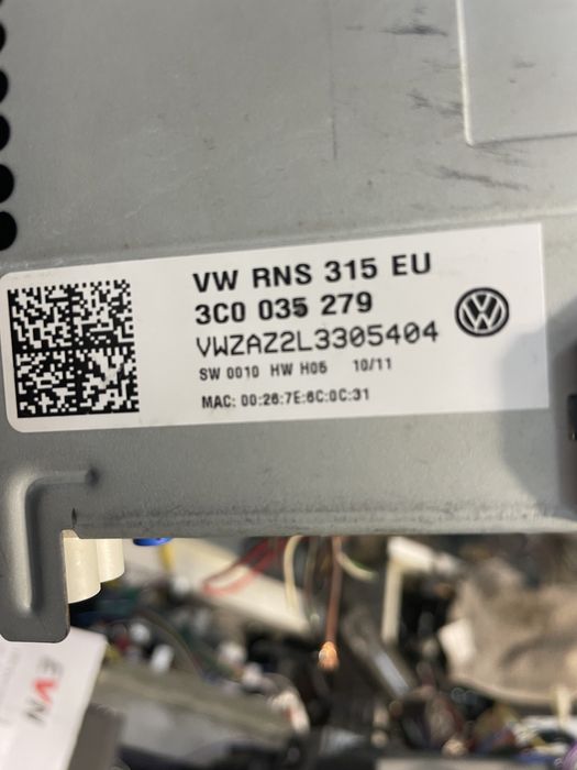 Оригинална мултимедия за фолксваген RNS 315