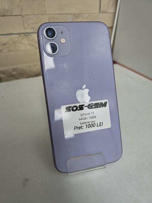 Iphone 11 64GB / 100% baterie necunoscută