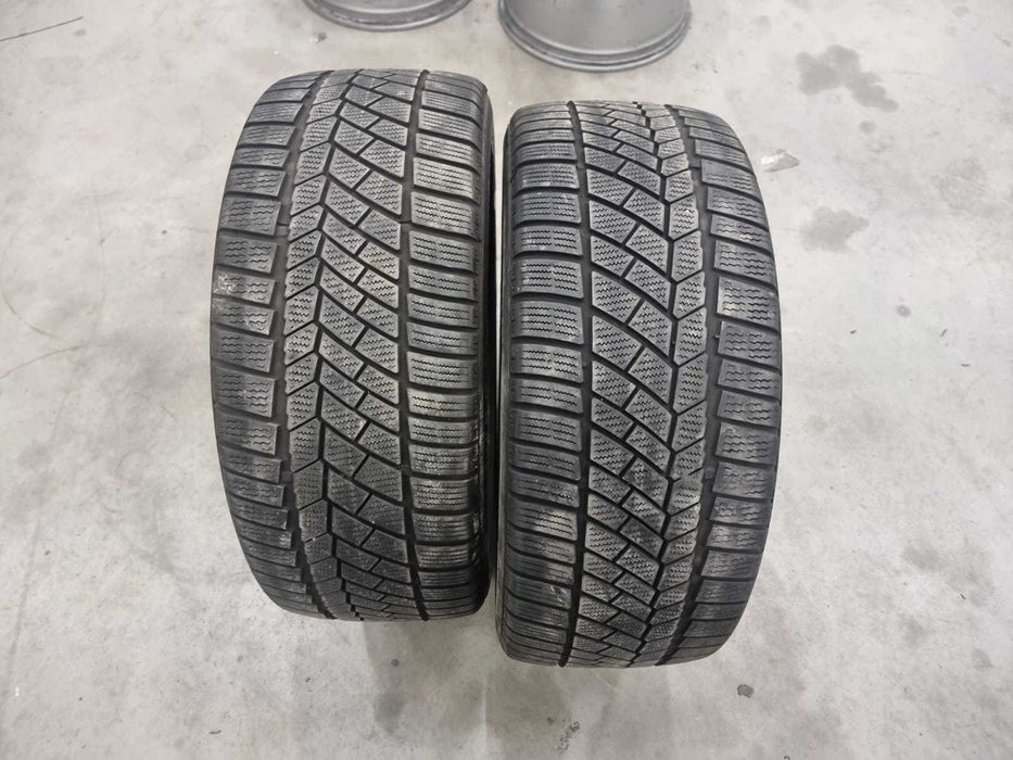 2 Anvelope IARNA 245.45.18 'Continental' Runflat ; stare foarte buna