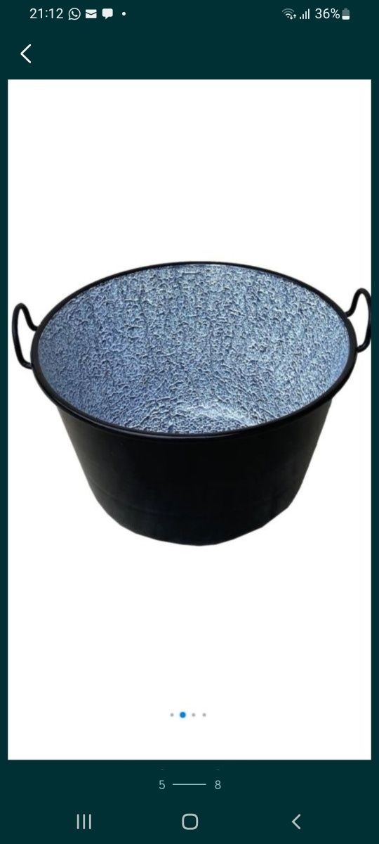 Ceaun emailat 100 L + sobă  tabla neagra Promo 699 lei