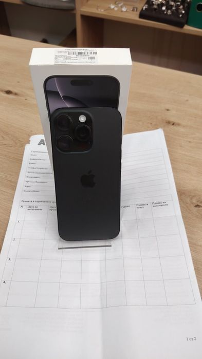Л! Iphone 16 Pro 128 НОВ 8 цикъла