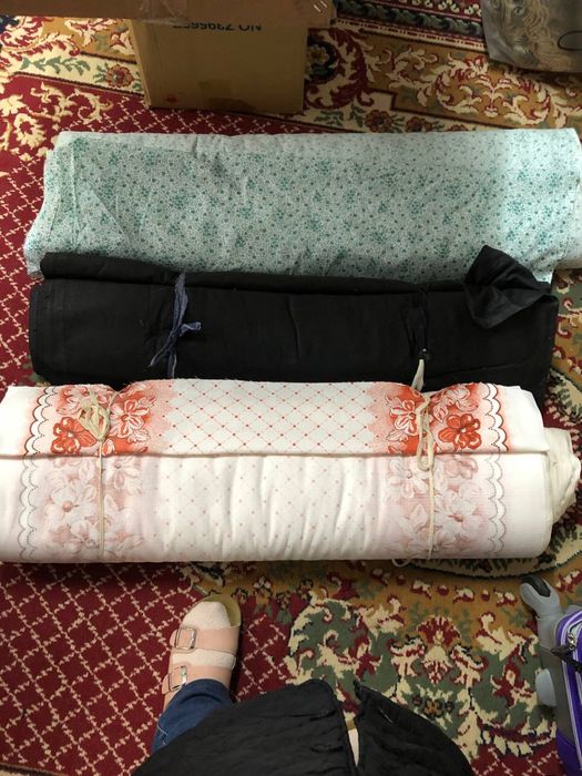 Рулон ткани новый