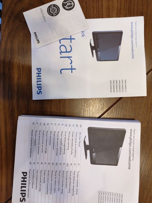 Телевизор Филипс 22PFL3404H/12.   22 инча