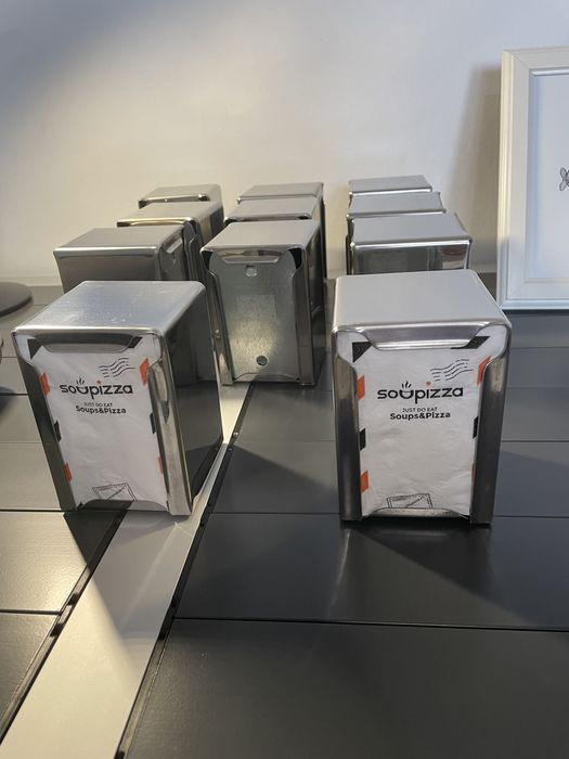 Dispenser inox servetele masa/cafea
