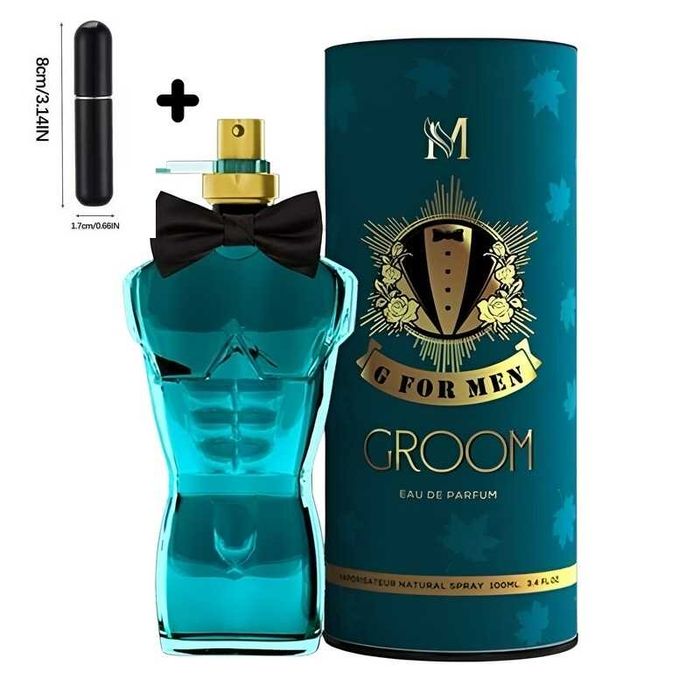Apa de parfum G for man Groom 100 ml + mini dozator reincarcabil