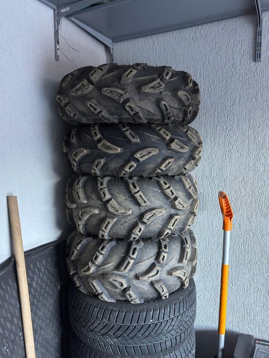 Set roți 12 ATV Can Am Outlander (jante + anv. CST Wild Thang)