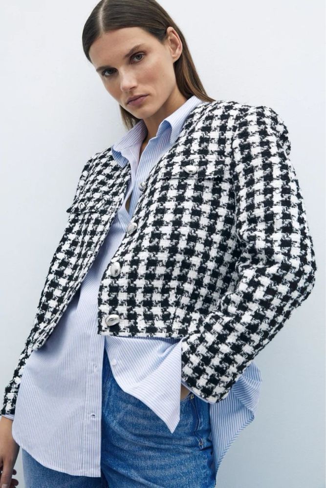 Твыдовый пиджак от Zara