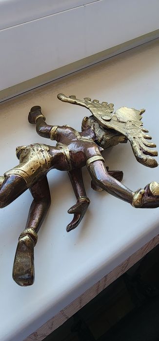 25 cм.медь слоями бронза 1950 е года.