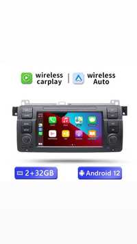 Navigatie Carplay/Android Auto 2GB ram BMW E46