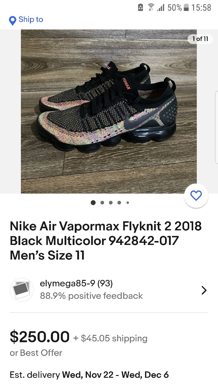 Adidasi Nike Vapormax Multicolor  Air Max Flyknit