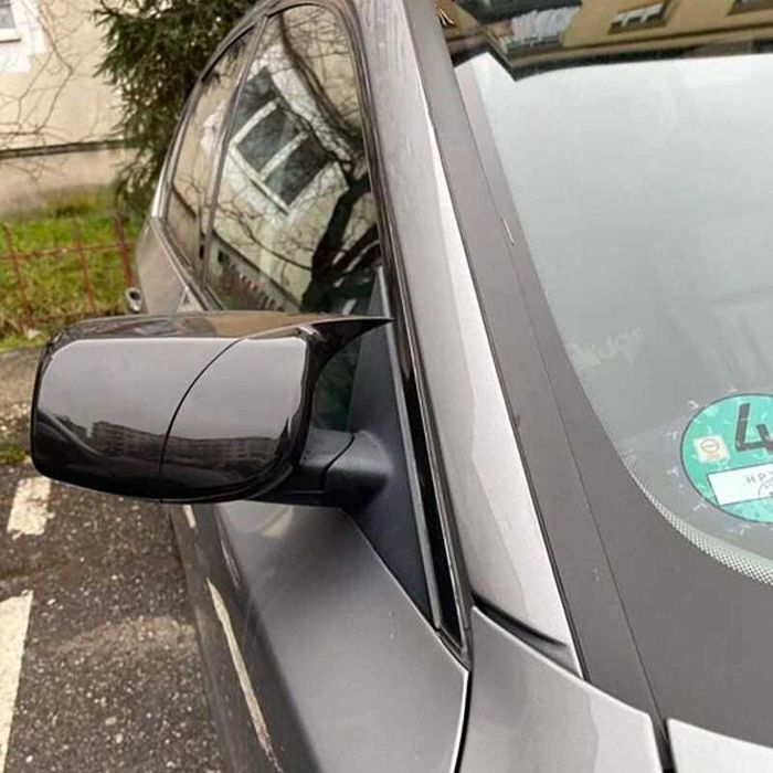 Capace Oglinzi M Style Batman BMW Seria 5 E60 E61 E63 64, Negru Lucios