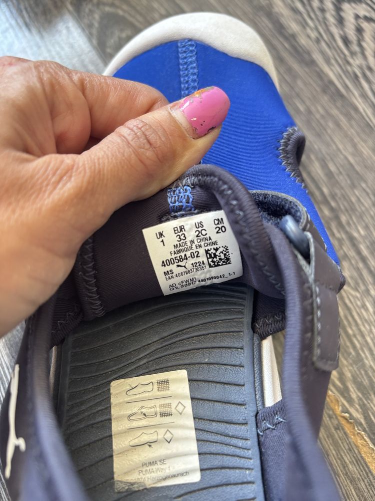Сандали puma 33 номер