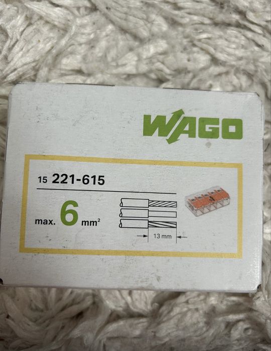 Cleme wago 221-615 pentru conectare rapida a firelor ideal pentru