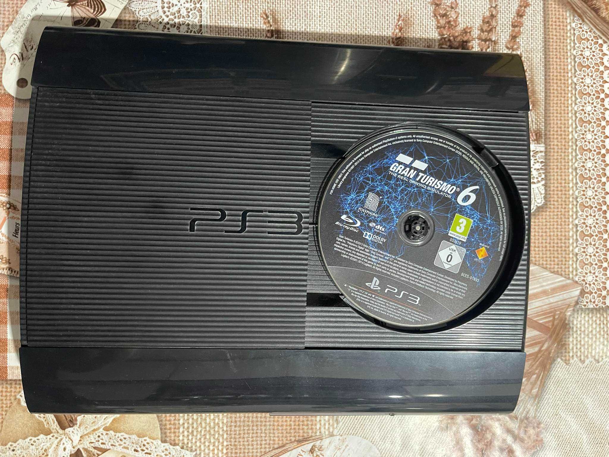 PlayStation 3 slim с 4 игри