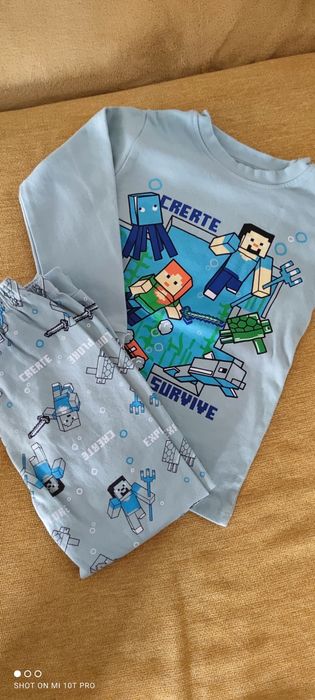 Pijama Minecraft 116-122 5-6 ani