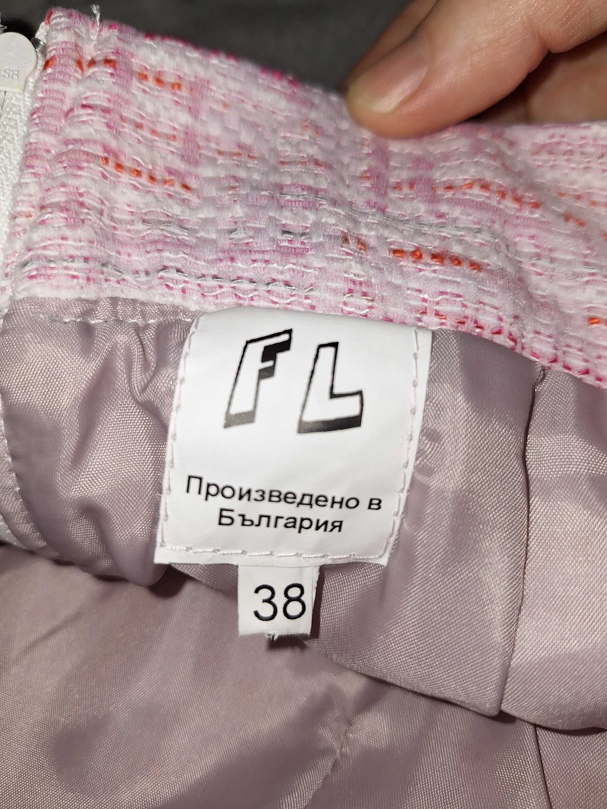 Пола в нежен розов цвят