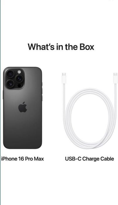 Telefon APPLE iPhone 16 Pro Max 5G, 512GB, Black Titanium