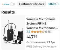 Wirless microphone system