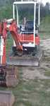 Vand mini excavator KUBOTA U-15
