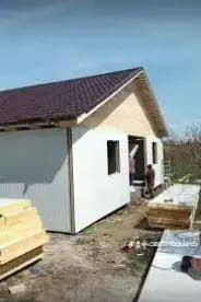 Casa, garaje auto si containere modulare tip birou, dimensiuni in func